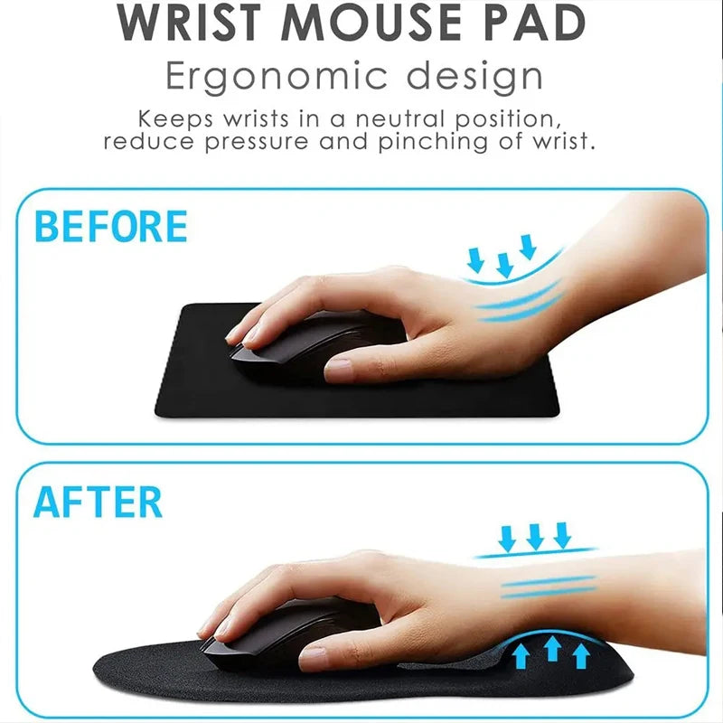 ErgoComfort Mouse Pad com Apoio de Pulso Antiderrapante TdeC