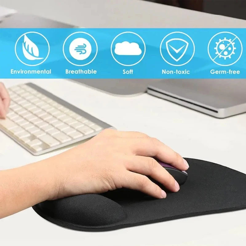 ErgoComfort Mouse Pad com Apoio de Pulso Antiderrapante TdeC