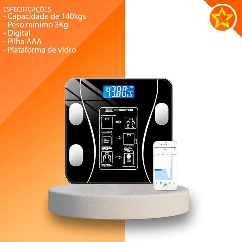 Digital Professional Bioimpedance Body Scale With Bluetooth **RbdadStore**