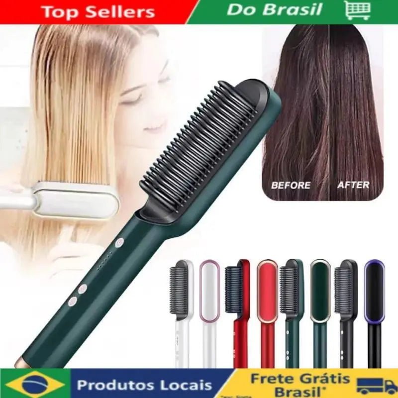 AlisaPro 5-em-1: Alinhadora Total - Penteado Perfeito em Qualquer Voltagem BeP TdeC - RbdadStore