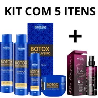 Kit Botox de Chuveiro e Spray Meu Liso Tratamento Intenso do Cabelo e Hidratação BeP - RbdadStore