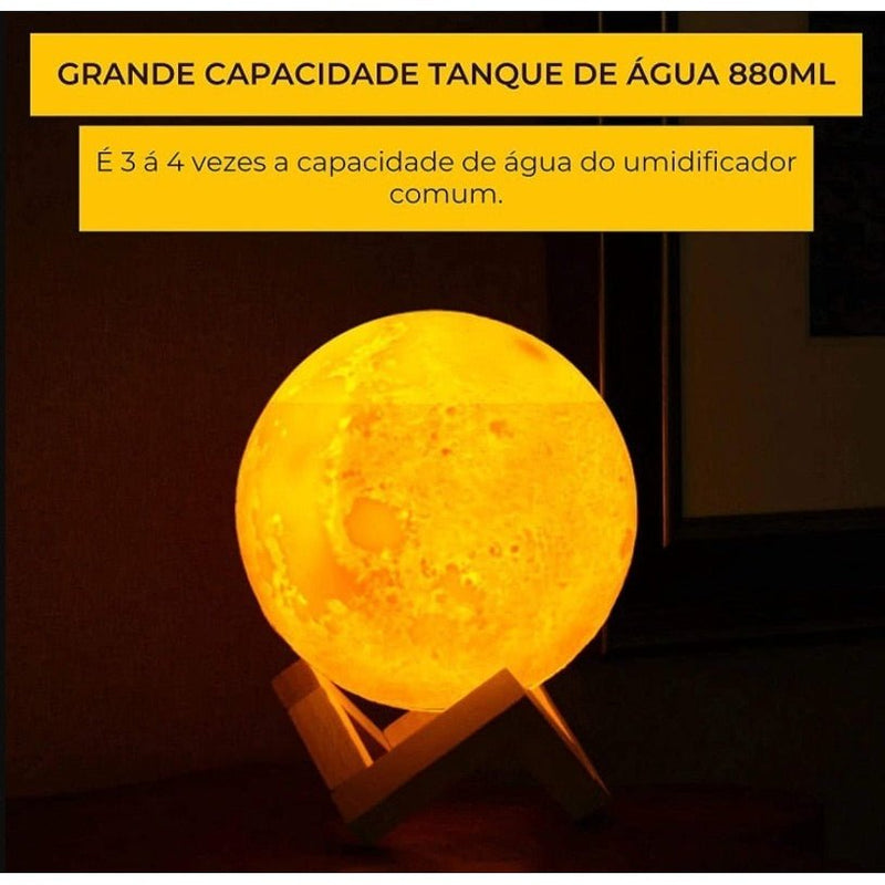 Luminária Lua Aromática Umiluz AmD - RbdadStore