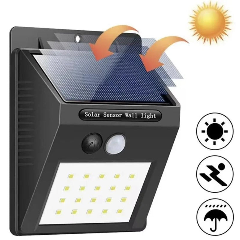 Solar Luminaire com Sensor de Presença: Iluminação LED Automática para Áreas Externas com Entrega Expressa AmD TdeC - RbdadStore