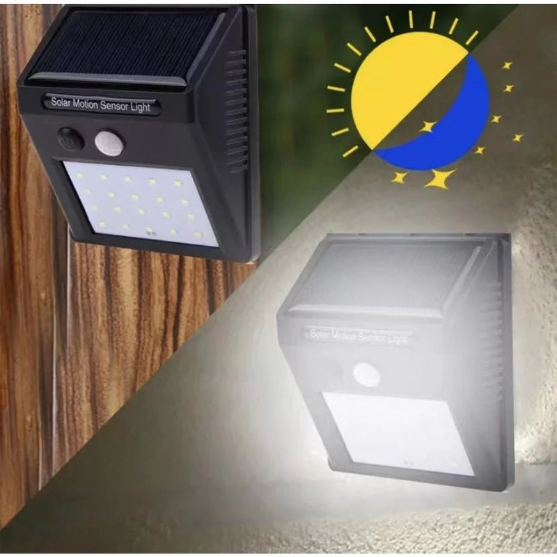 Solar Luminaire com Sensor de Presença: Iluminação LED Automática para Áreas Externas com Entrega Expressa AmD TdeC - RbdadStore