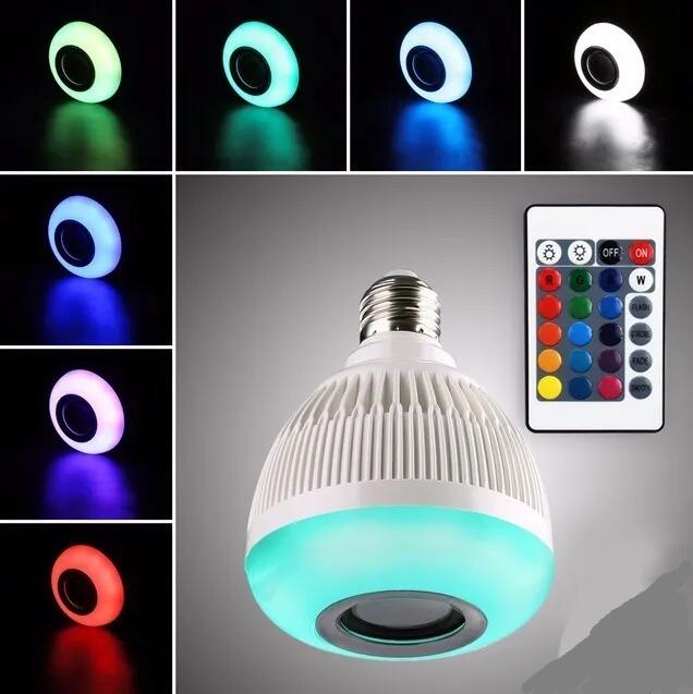 SoundLight Box - Lâmpada Colorida de 12W com Efeitos de Luz e Som TdeC - RbdadStore