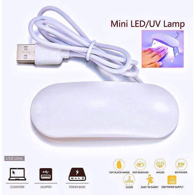 UnhaFlash UV MiniFold Lâmpada UV Pequena/Portátil BeP - RbdadStore