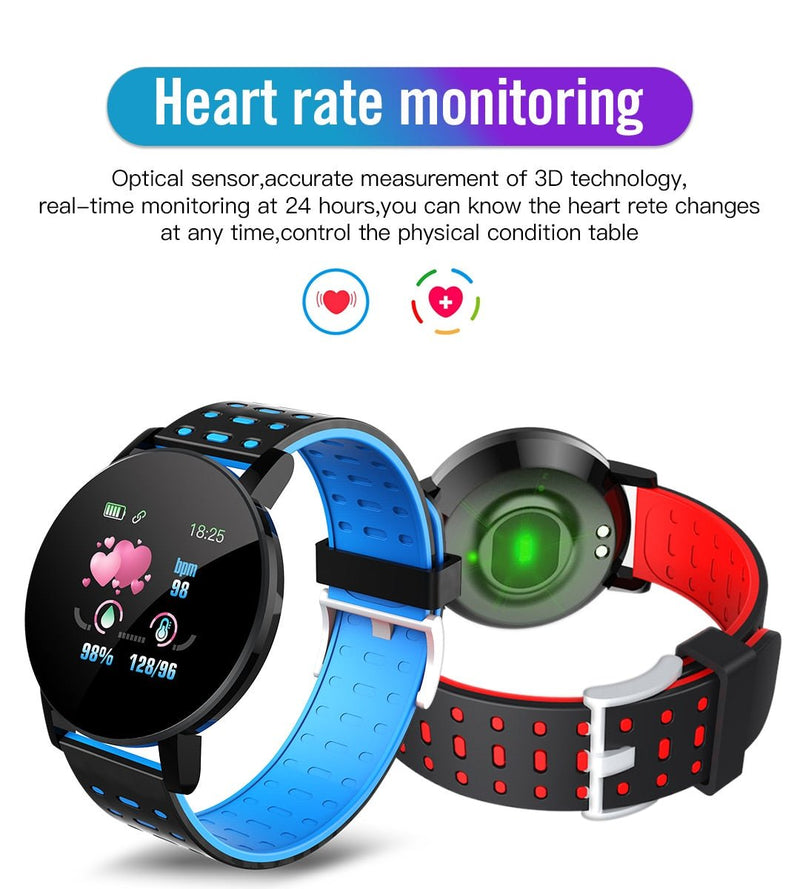 VitaFit Tracker - Smartwatch 119 - Fitness - Android/iOS TdeC - RbdadStore