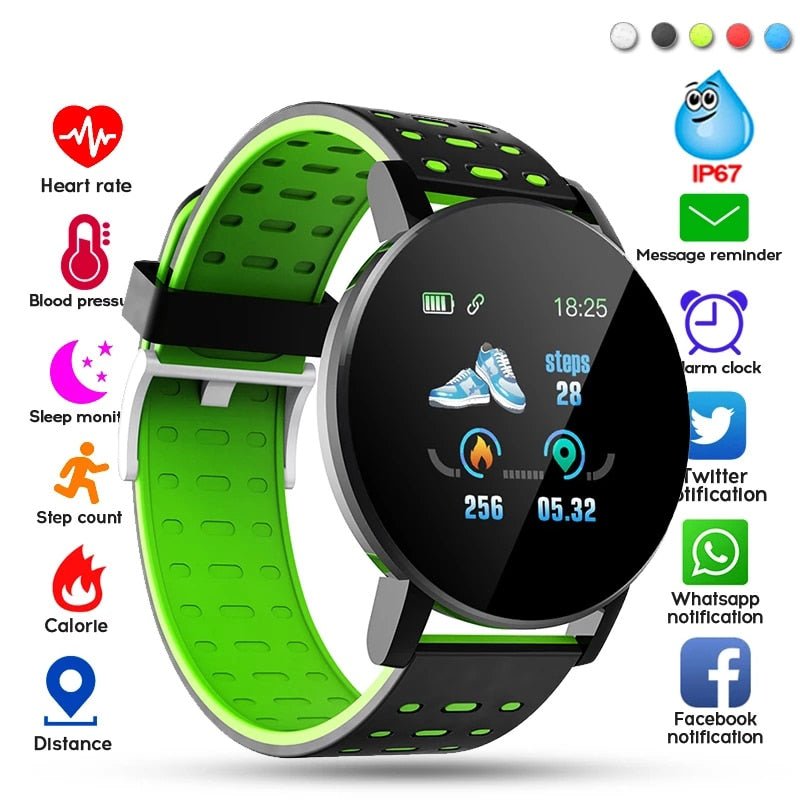 VitaFit Tracker - Smartwatch 119 - Fitness - Android/iOS TdeC - RbdadStore