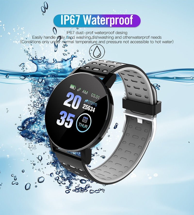 VitaFit Tracker - Smartwatch 119 - Fitness - Android/iOS TdeC - RbdadStore