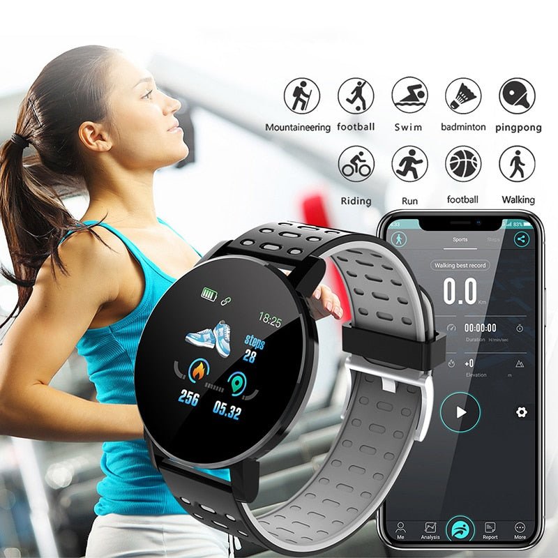 VitaFit Tracker - Smartwatch 119 - Fitness - Android/iOS TdeC - RbdadStore